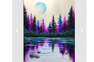 Virtual Paint Nite: Frosted Lake (Ages 13+)